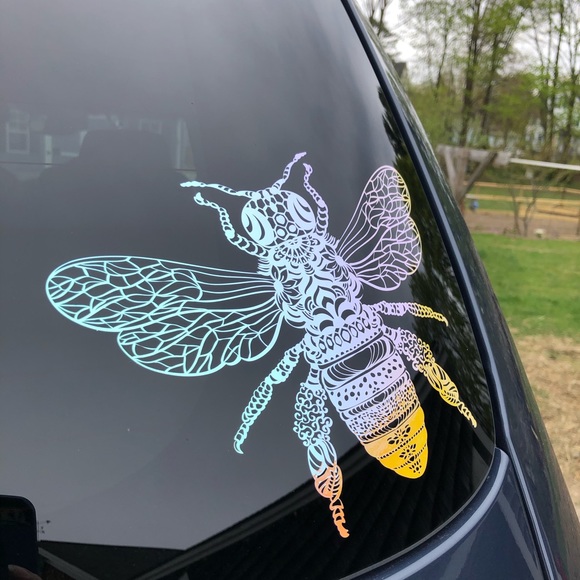 Bee mandala decal - Picture 4 of 4